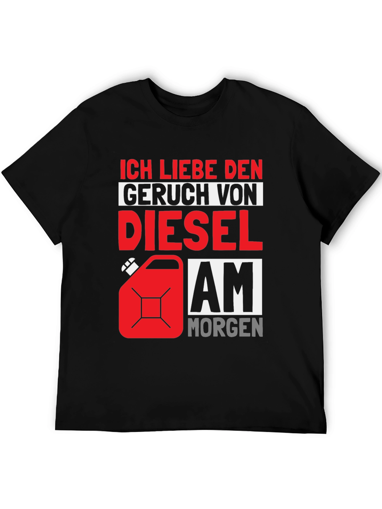 Diesel Smell T-Shirt - German Text Design