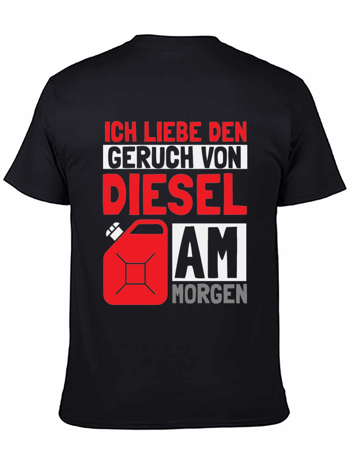 Diesel Smell T-Shirt - German Text Design