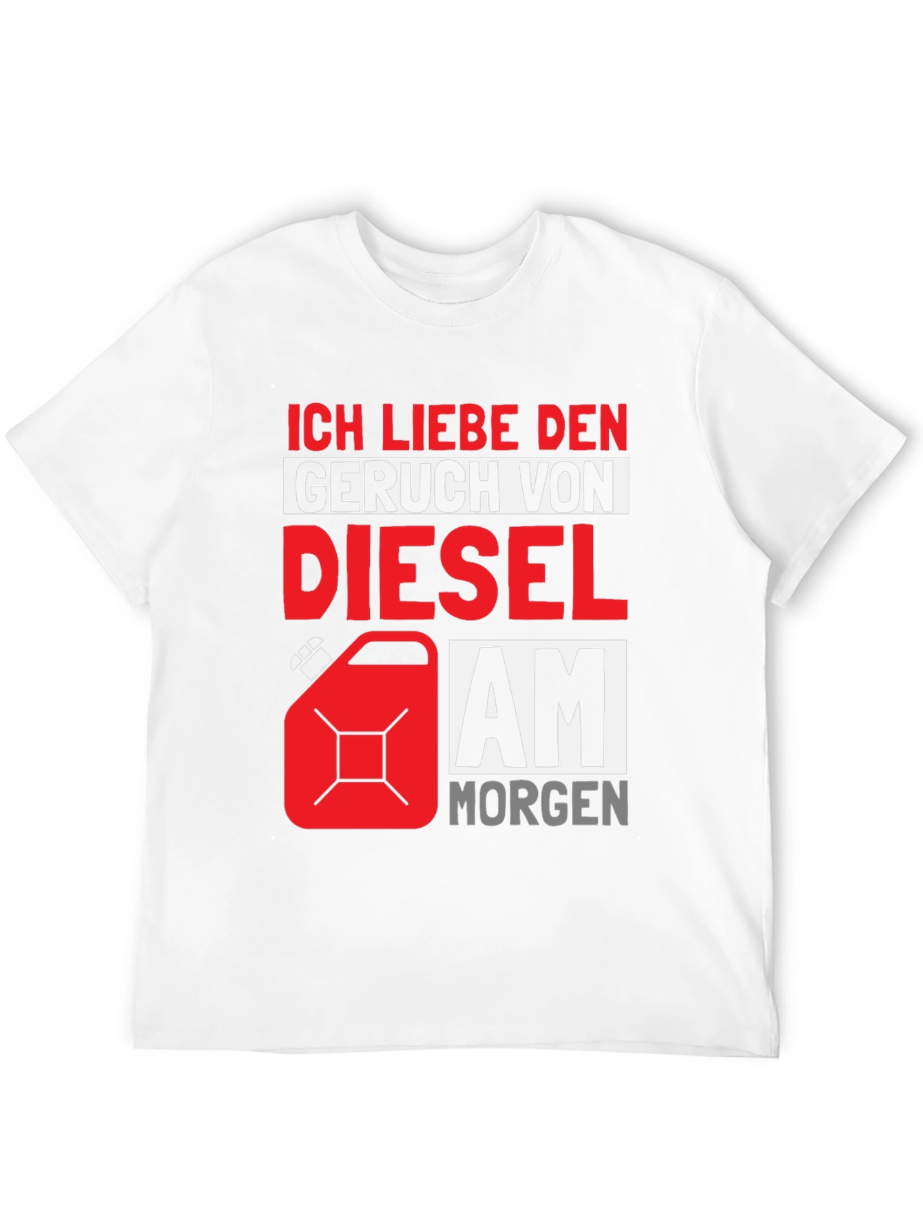 Diesel Smell T-Shirt - German Text Design
