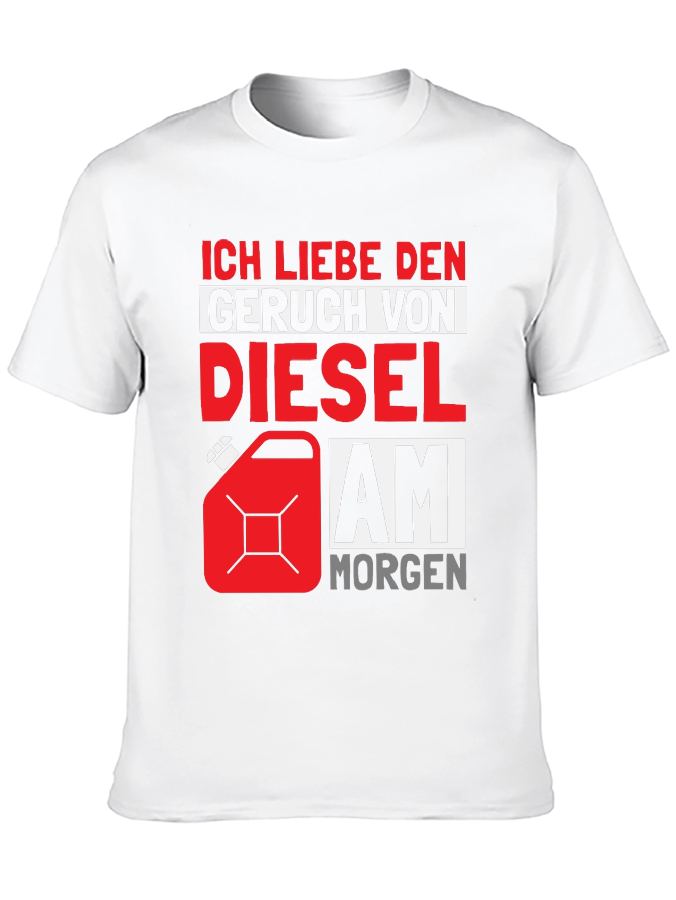 Diesel Smell T-Shirt - German Text Design