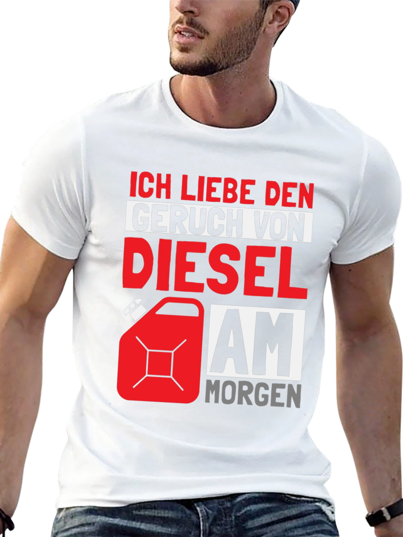 Diesel Smell T-Shirt - German Text Design
