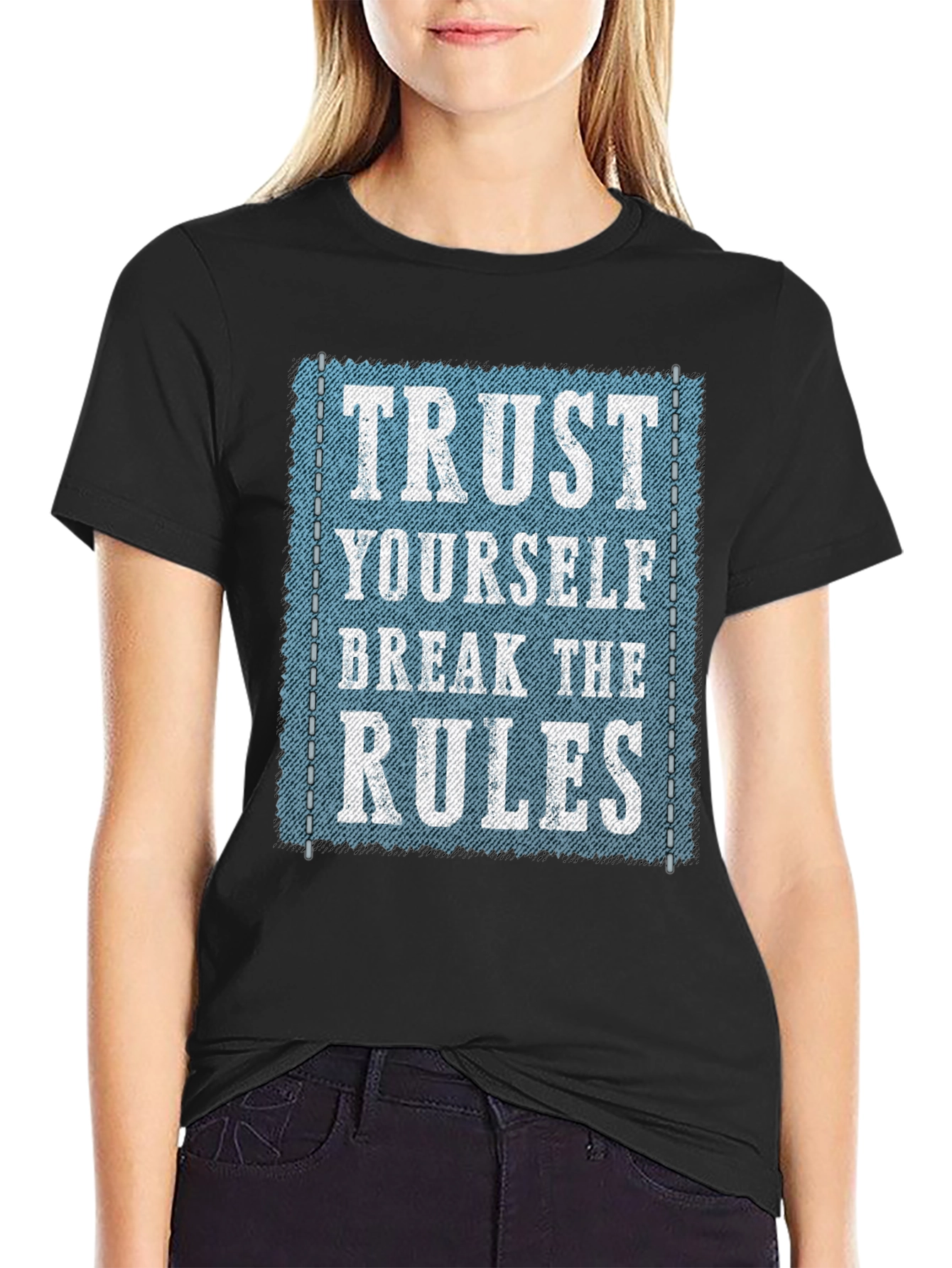 Trust Yourself Graphic Tee - Break the Rules T-Shirt