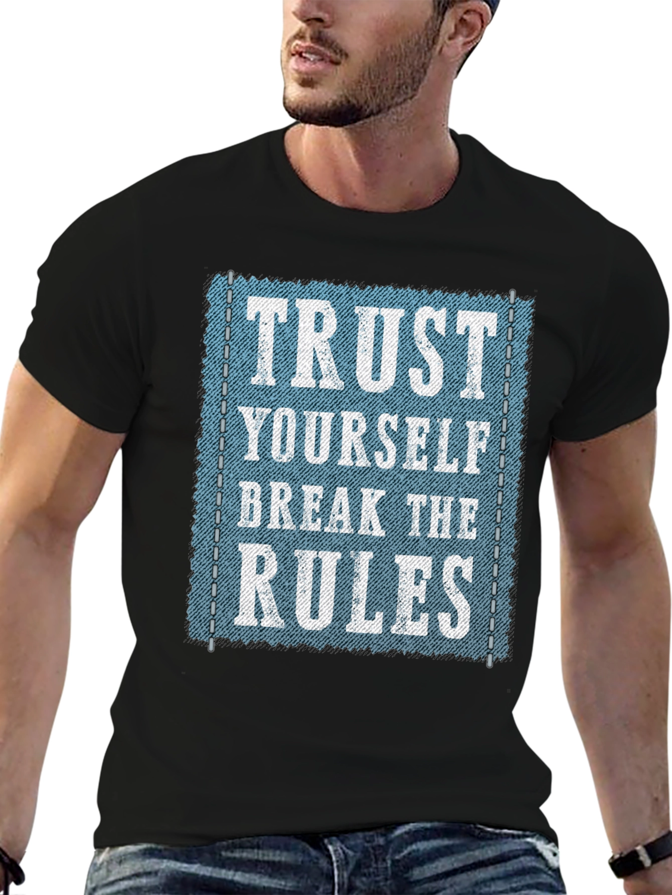 Trust Yourself Graphic Tee - Break the Rules T-Shirt