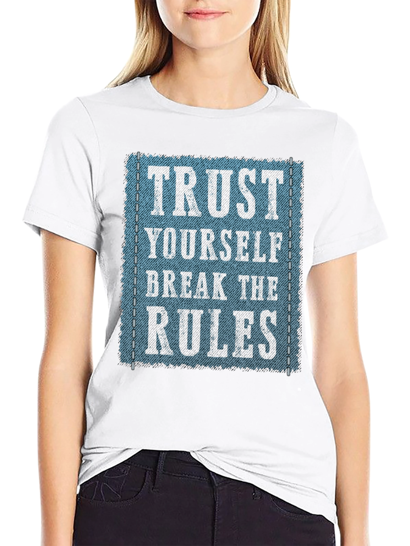 Trust Yourself Graphic Tee - Break the Rules T-Shirt