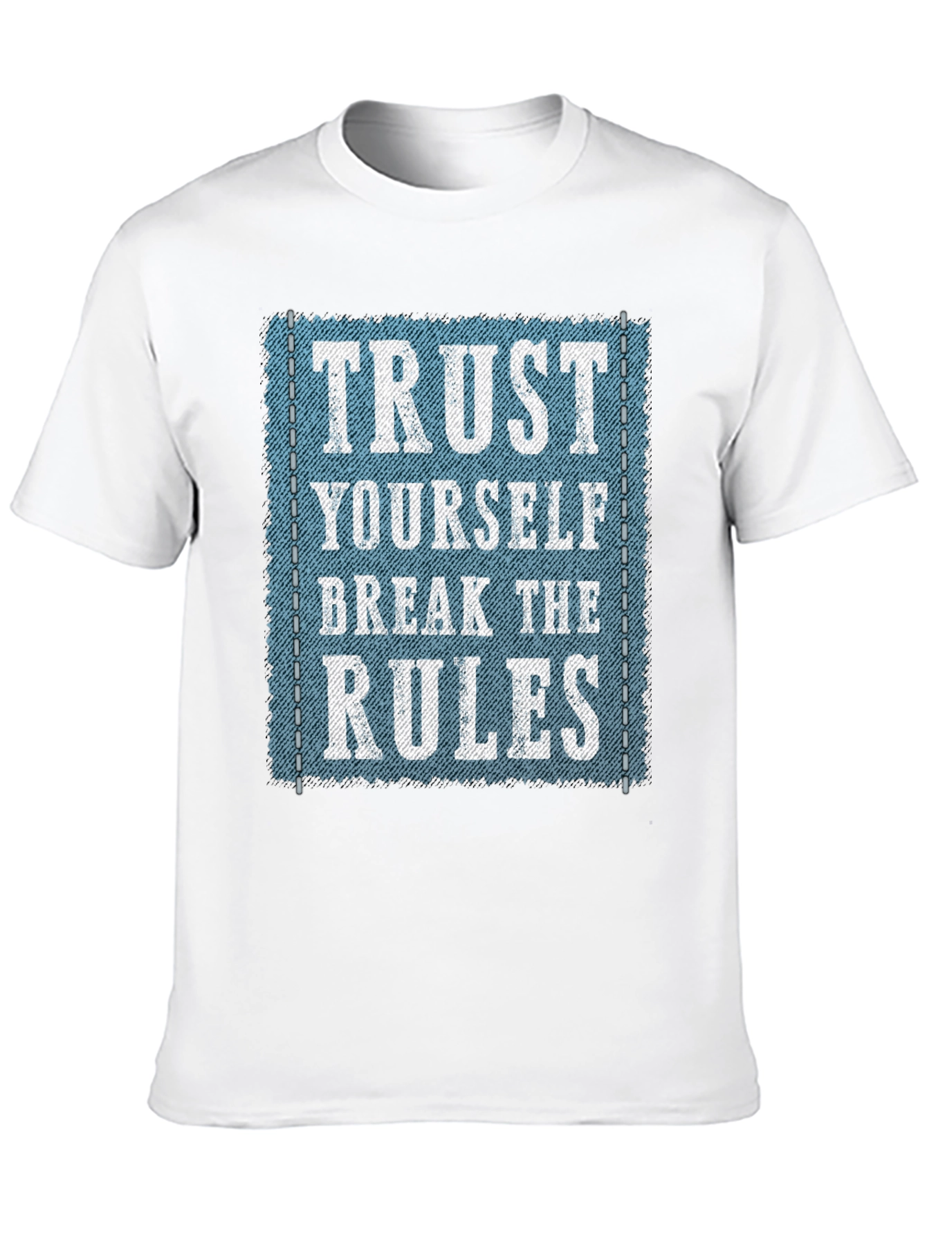Trust Yourself Graphic Tee - Break the Rules T-Shirt