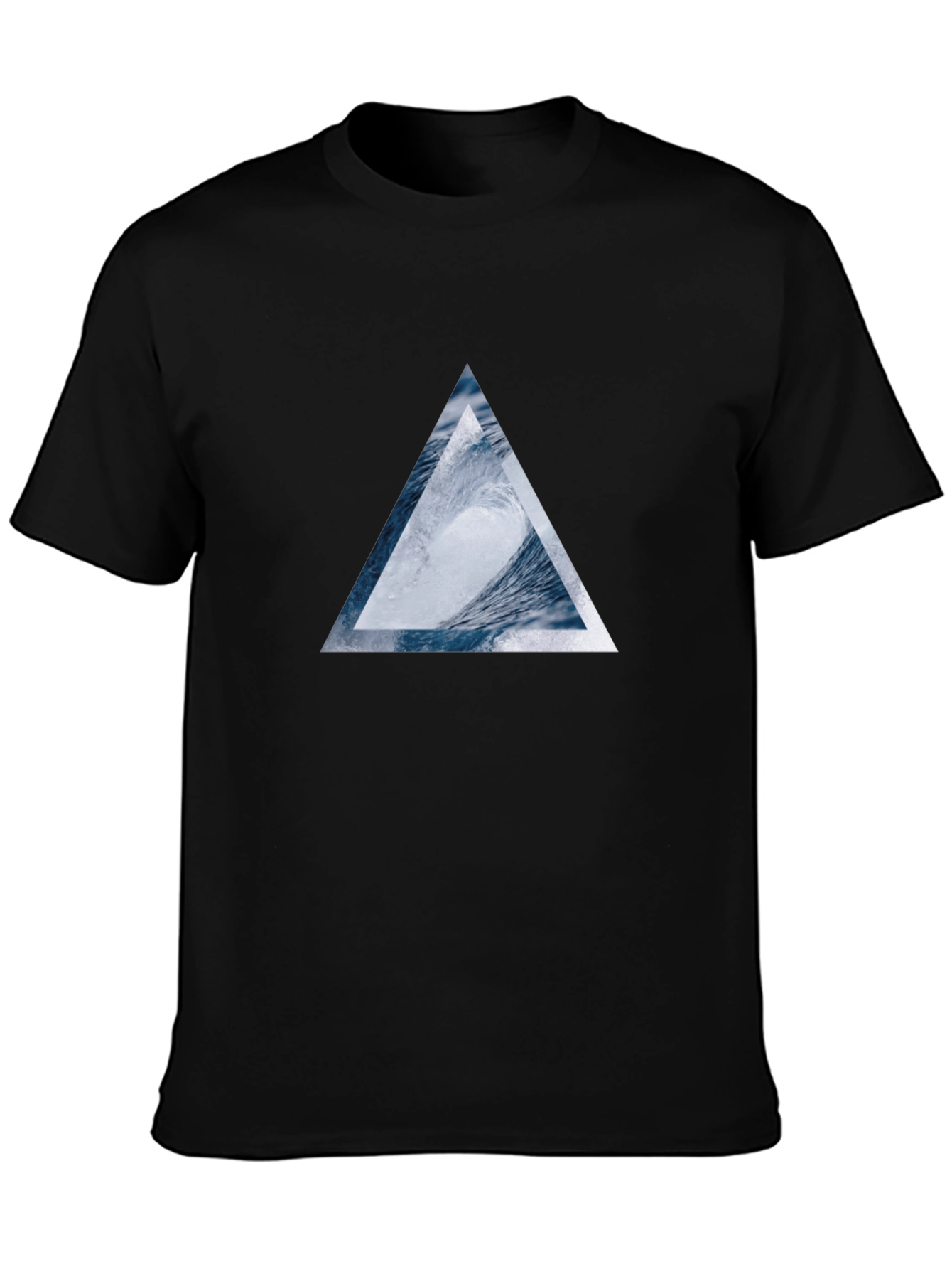 Triangle Wave T-Shirt - Black