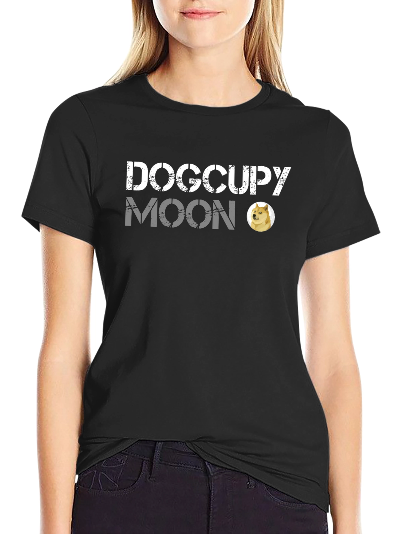 DOGCCUPY Moon Doge T-Shirt