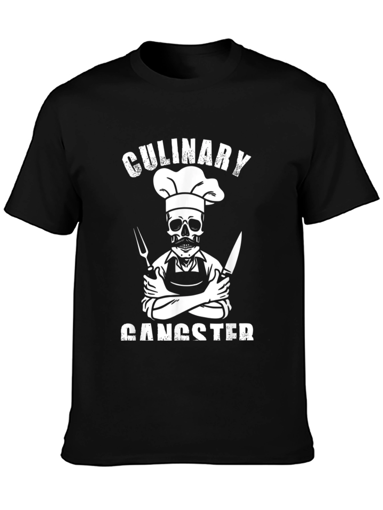 Culinary Gangster T-Shirt - Chef Skull Tee