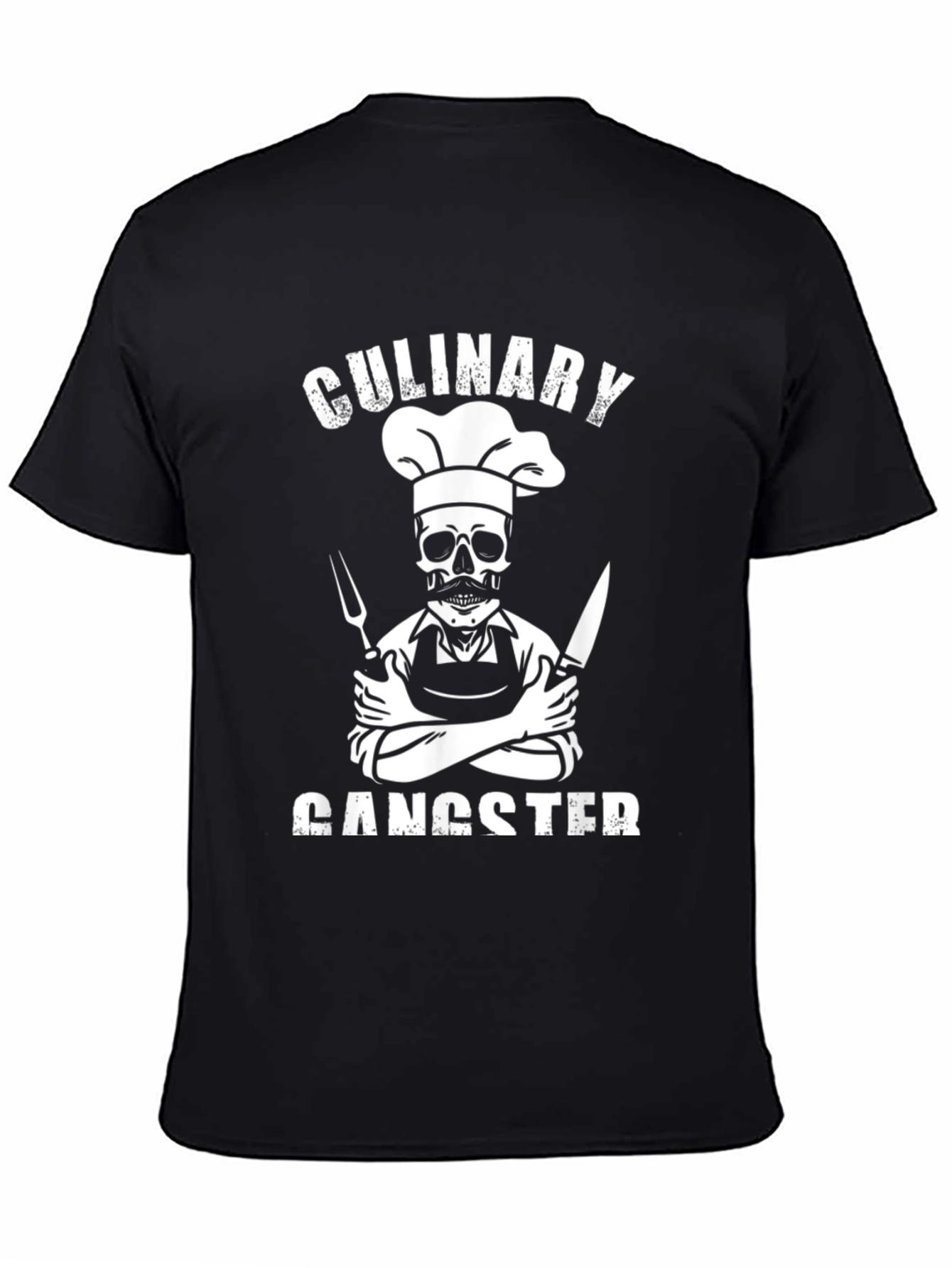 Culinary Gangster T-Shirt - Chef Skull Tee