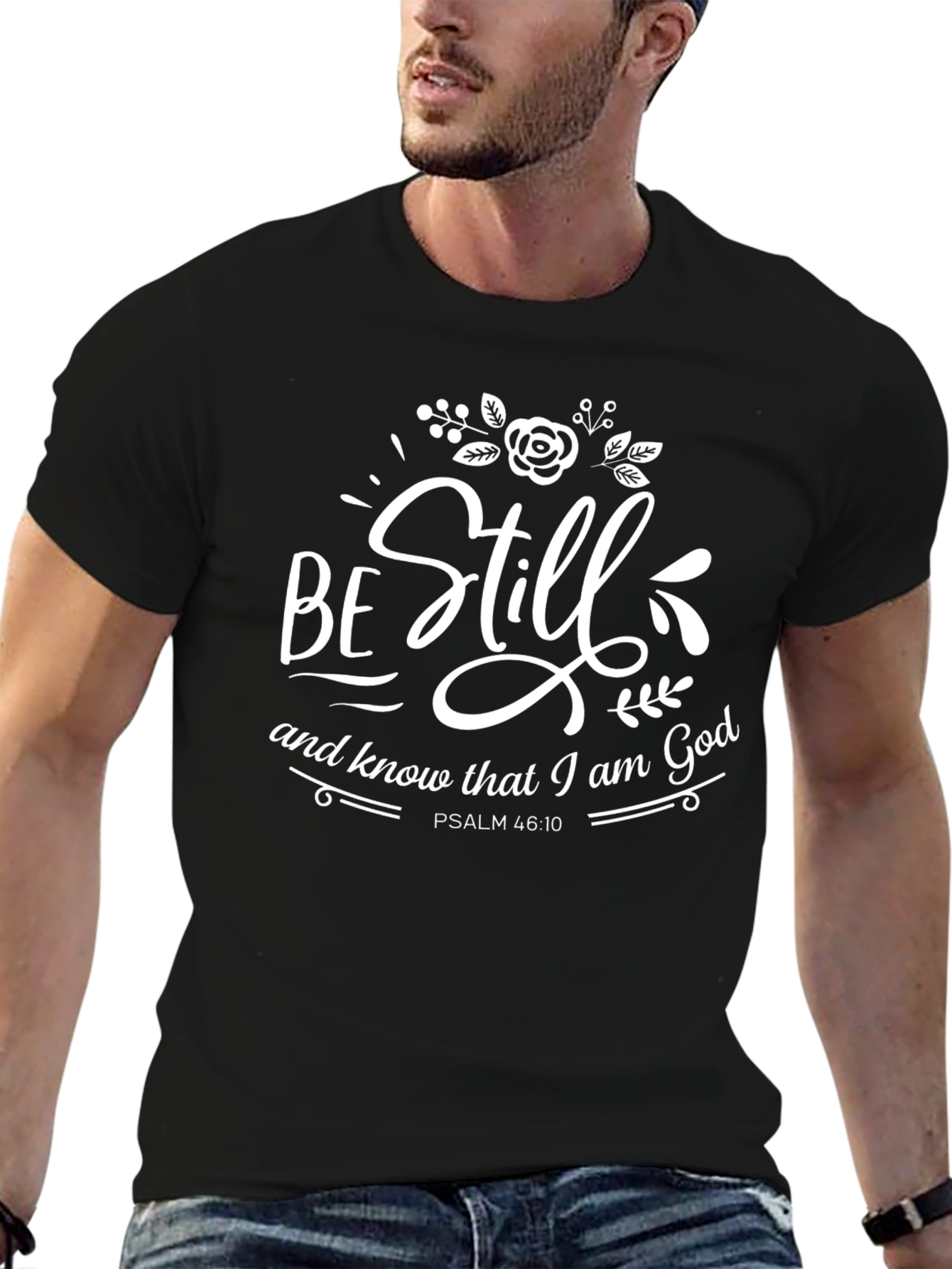 Be Still T-Shirt - Christian Scripture Tee