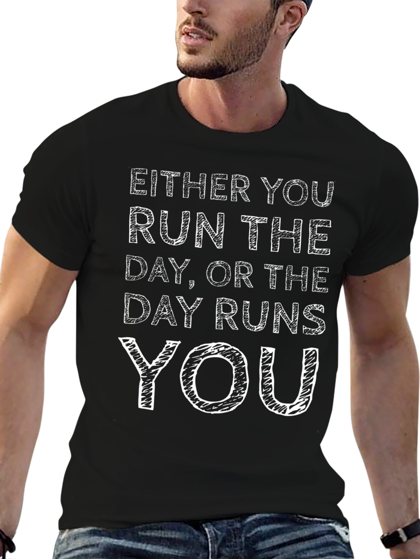 Run The Day Graphic Tee