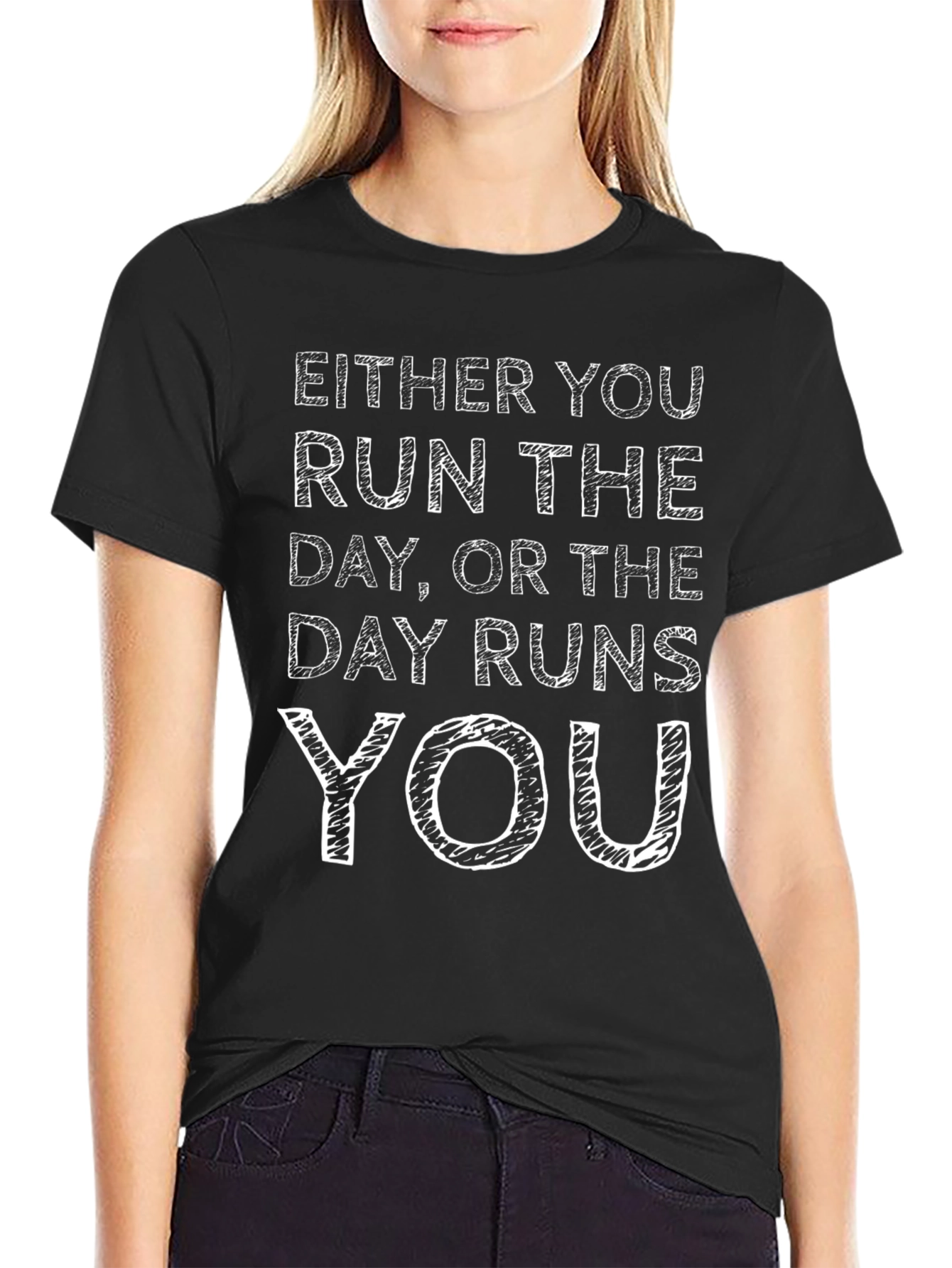 Run The Day Graphic Tee
