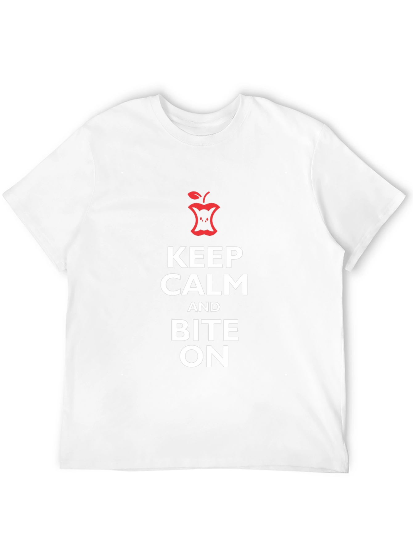 Keep Calm and Bite On Black Graphic Tee