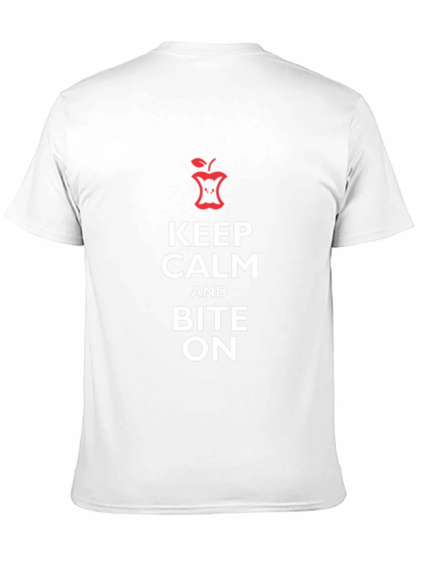 Keep Calm and Bite On Black Graphic Tee
