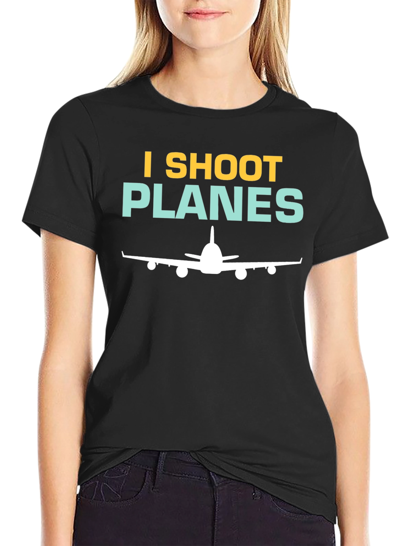 I Shoot Planes T-Shirt - Aviation Photographer Gift