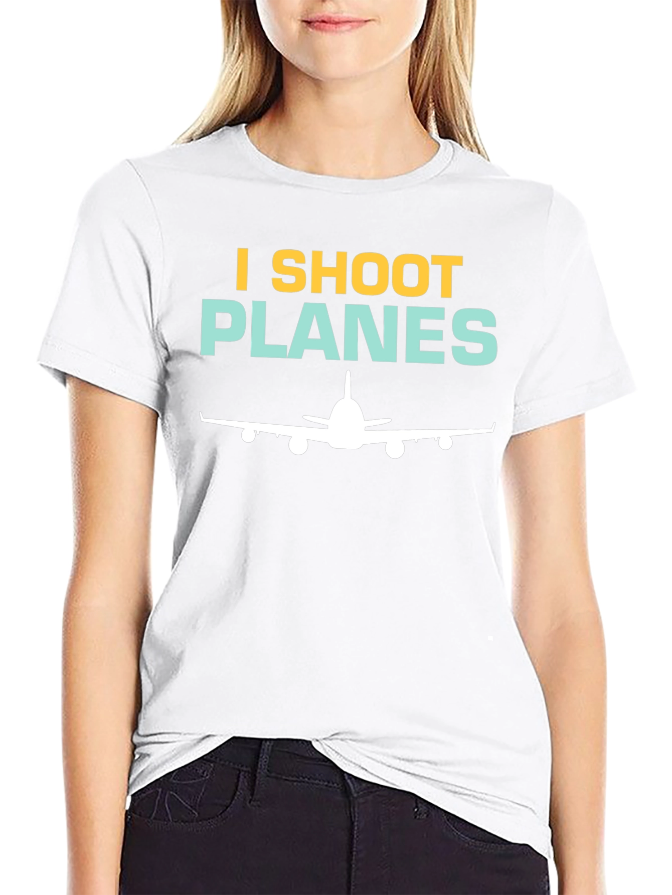 I Shoot Planes T-Shirt - Aviation Photographer Gift