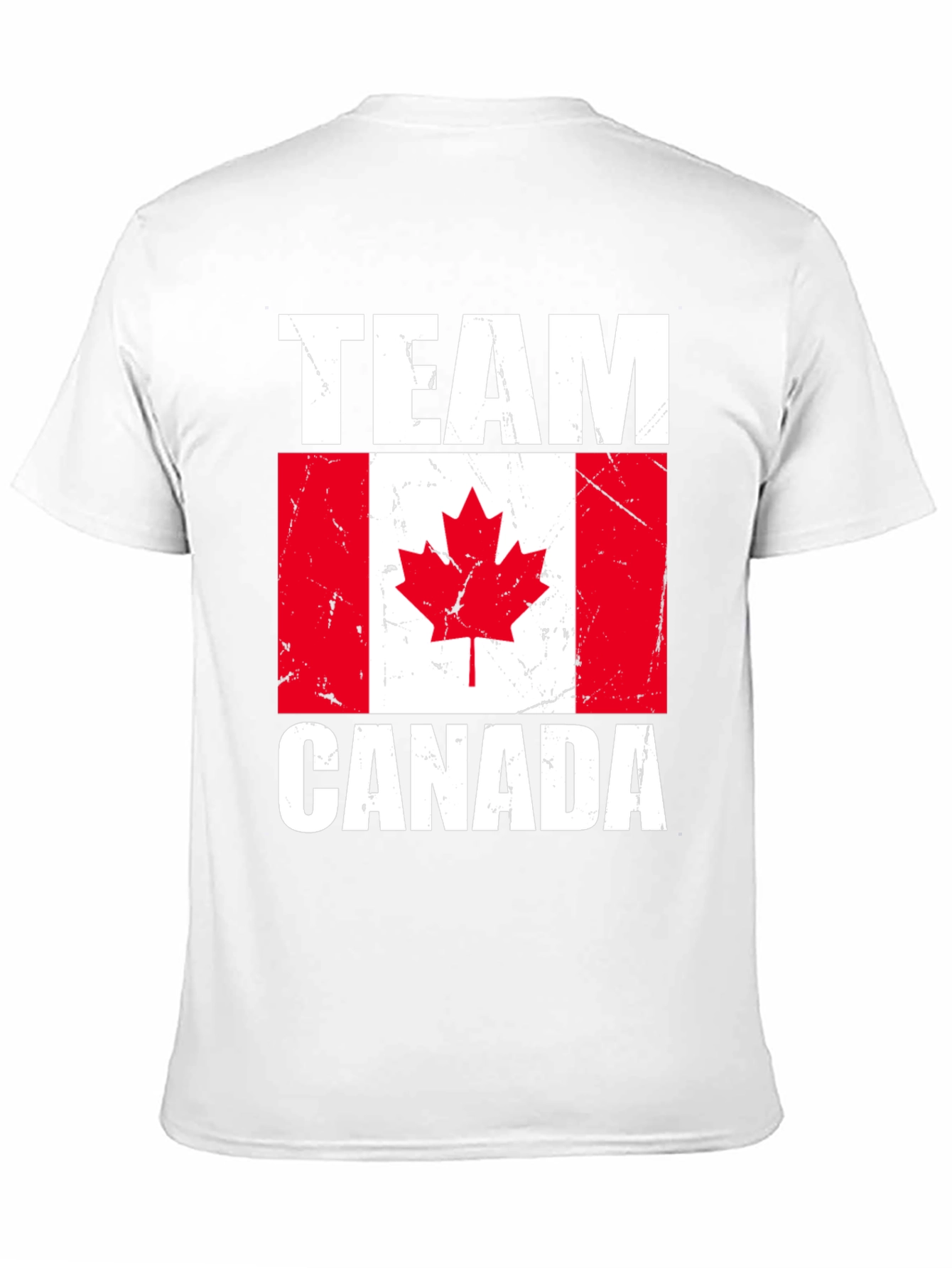 Team Canada T-Shirt - Distressed Flag Graphic