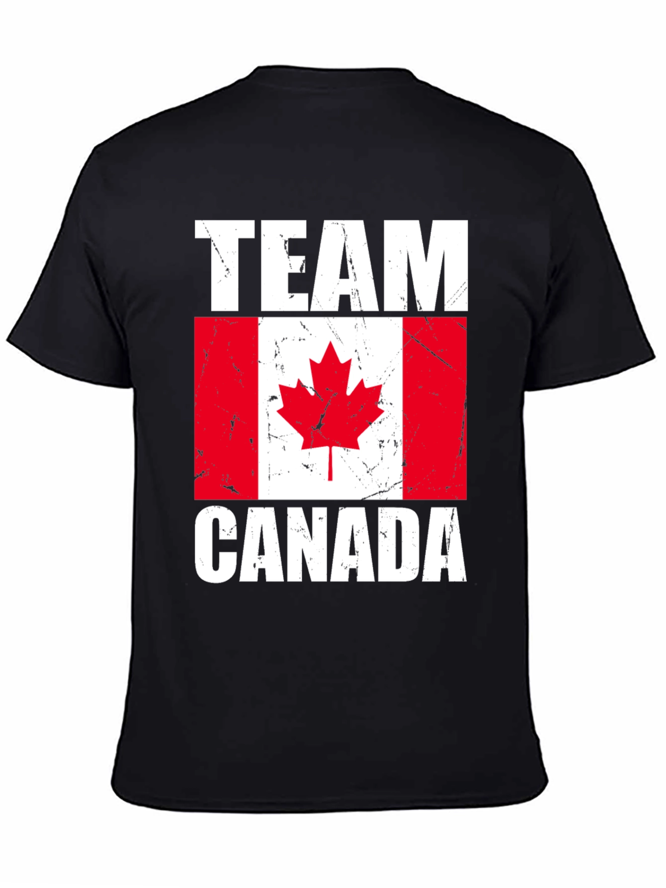 Team Canada T-Shirt - Distressed Flag Graphic