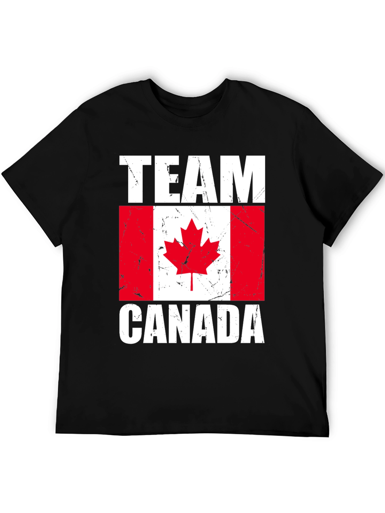 Team Canada T-Shirt - Distressed Flag Graphic