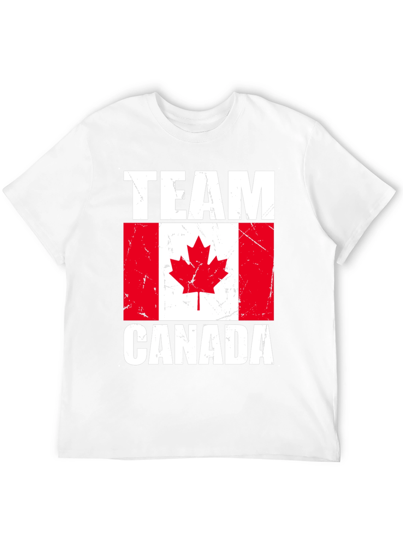 Team Canada T-Shirt - Distressed Flag Graphic