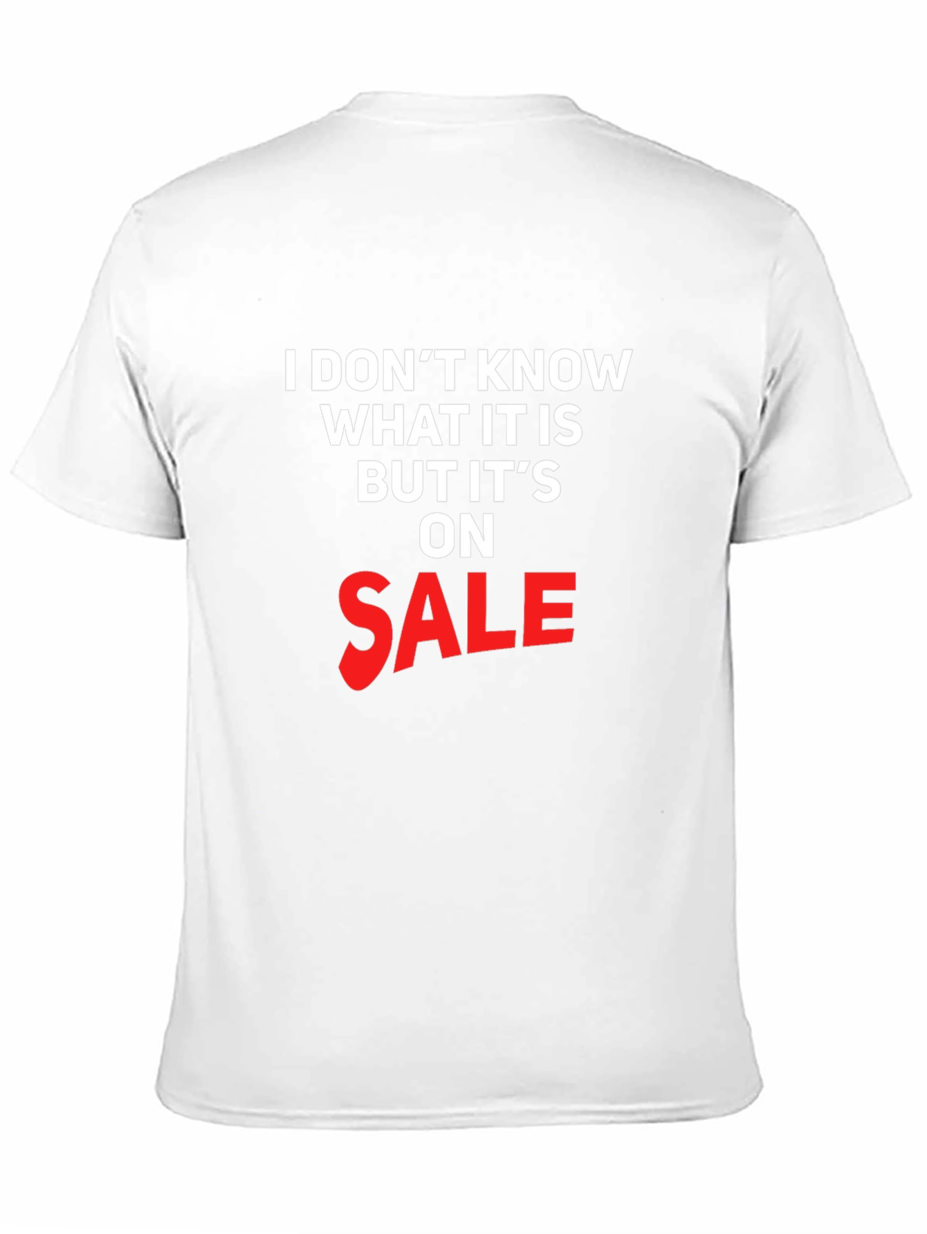 Funny On Sale Graphic T-Shirt - Black