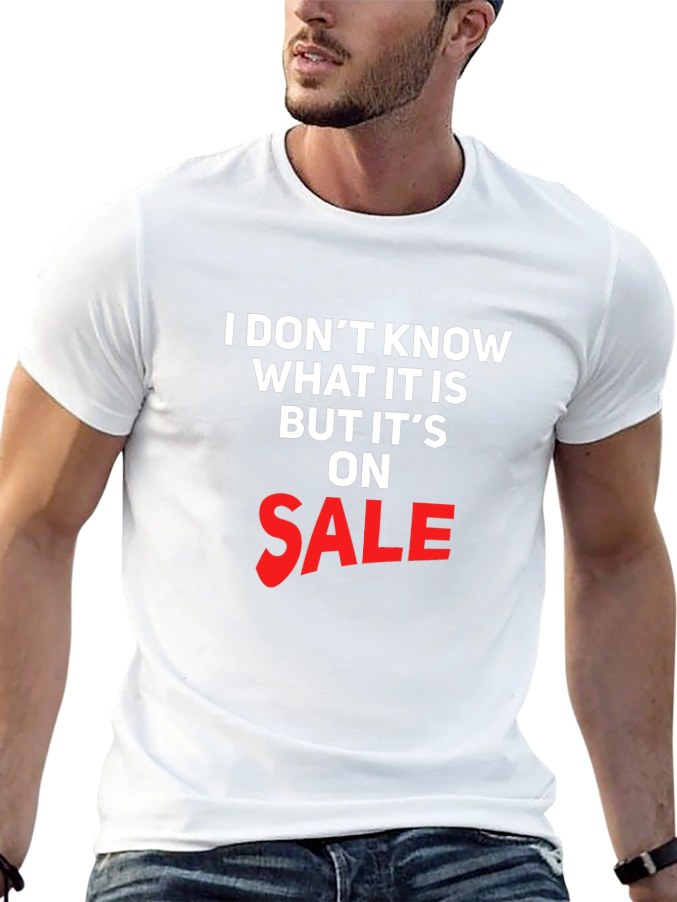 Funny On Sale Graphic T-Shirt - Black