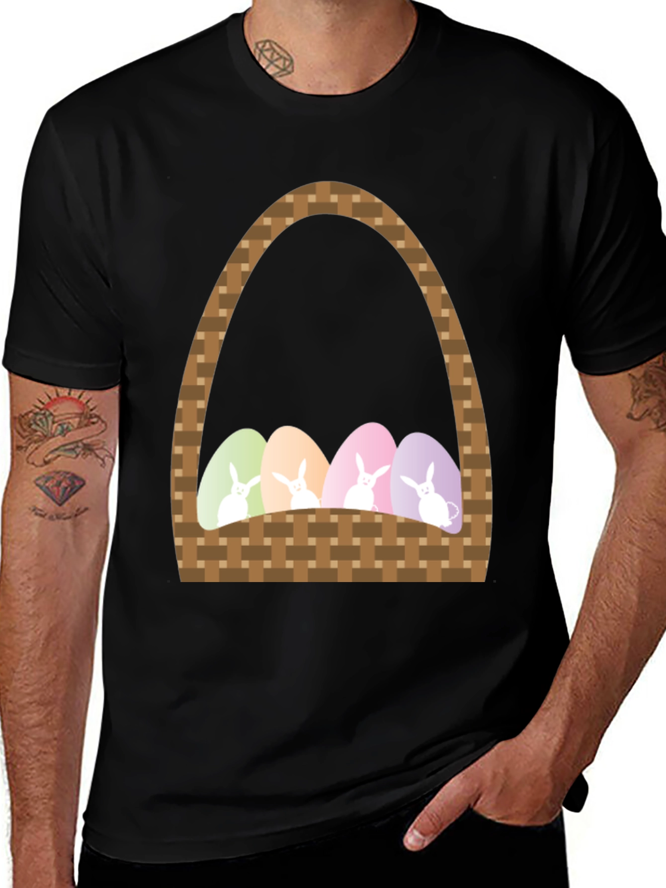 Easter Bunny Basket T-Shirt