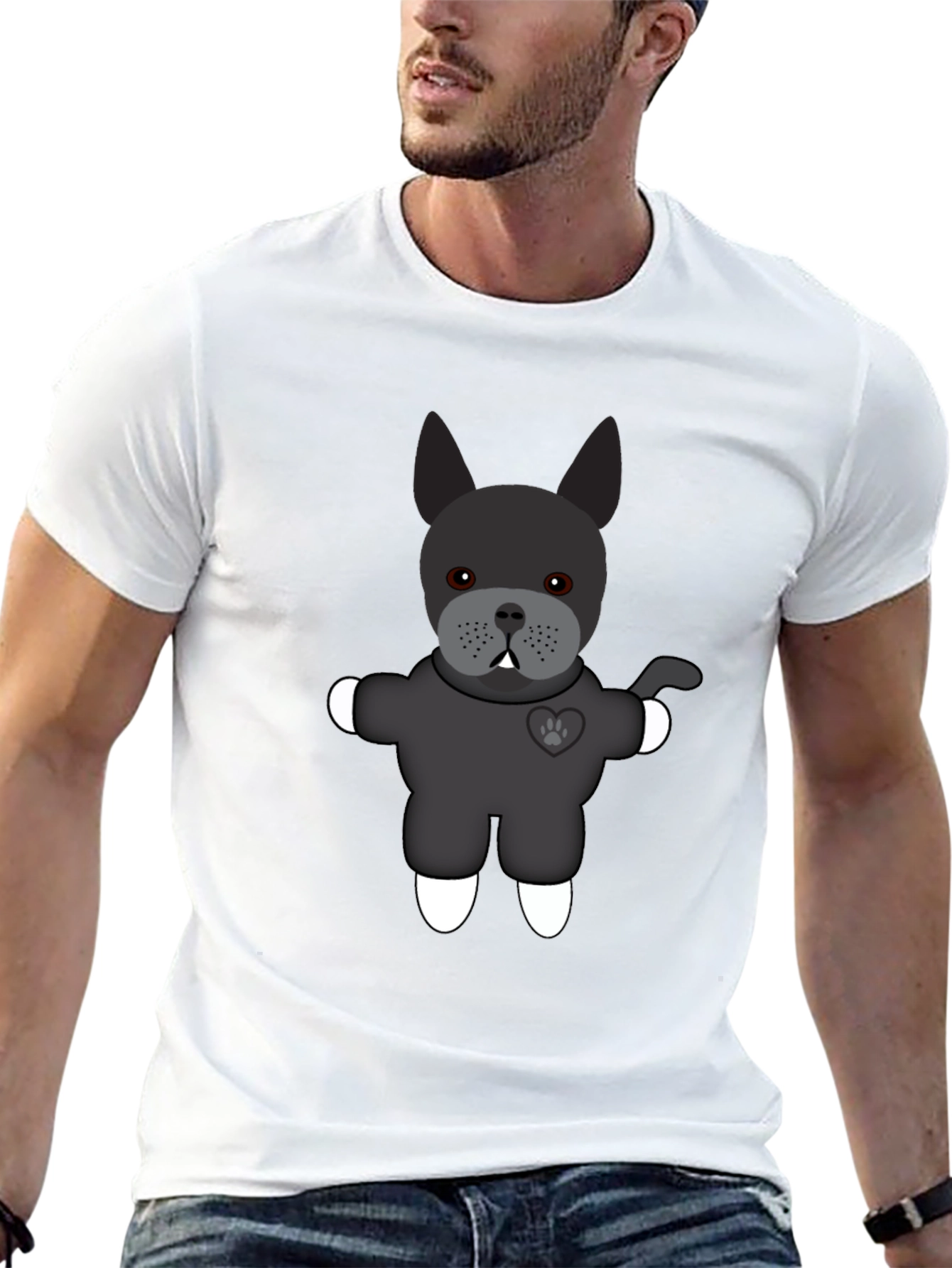Black French Bulldog Graphic Tee