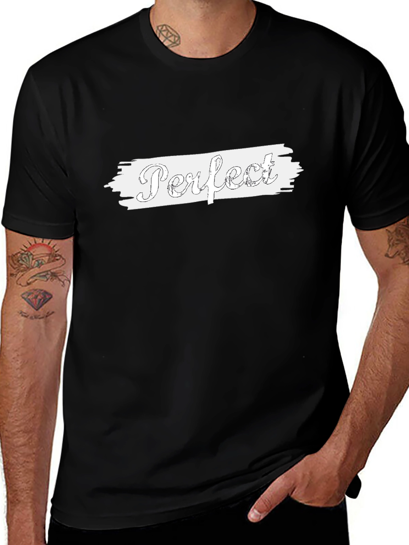 Perfect Graphic T-Shirt - Stylish Crew Neck Tee