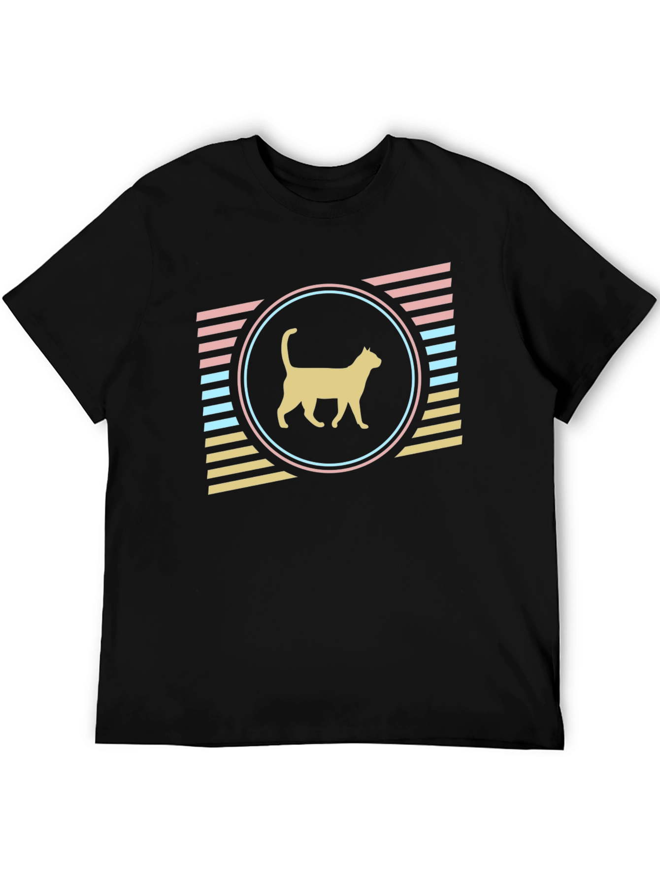 Retro Cat Graphic T-Shirt