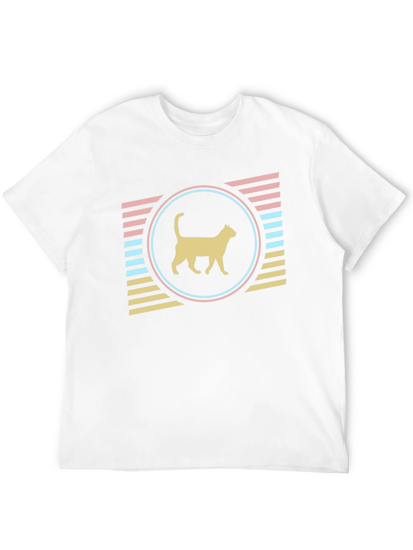 Retro Cat Graphic T-Shirt