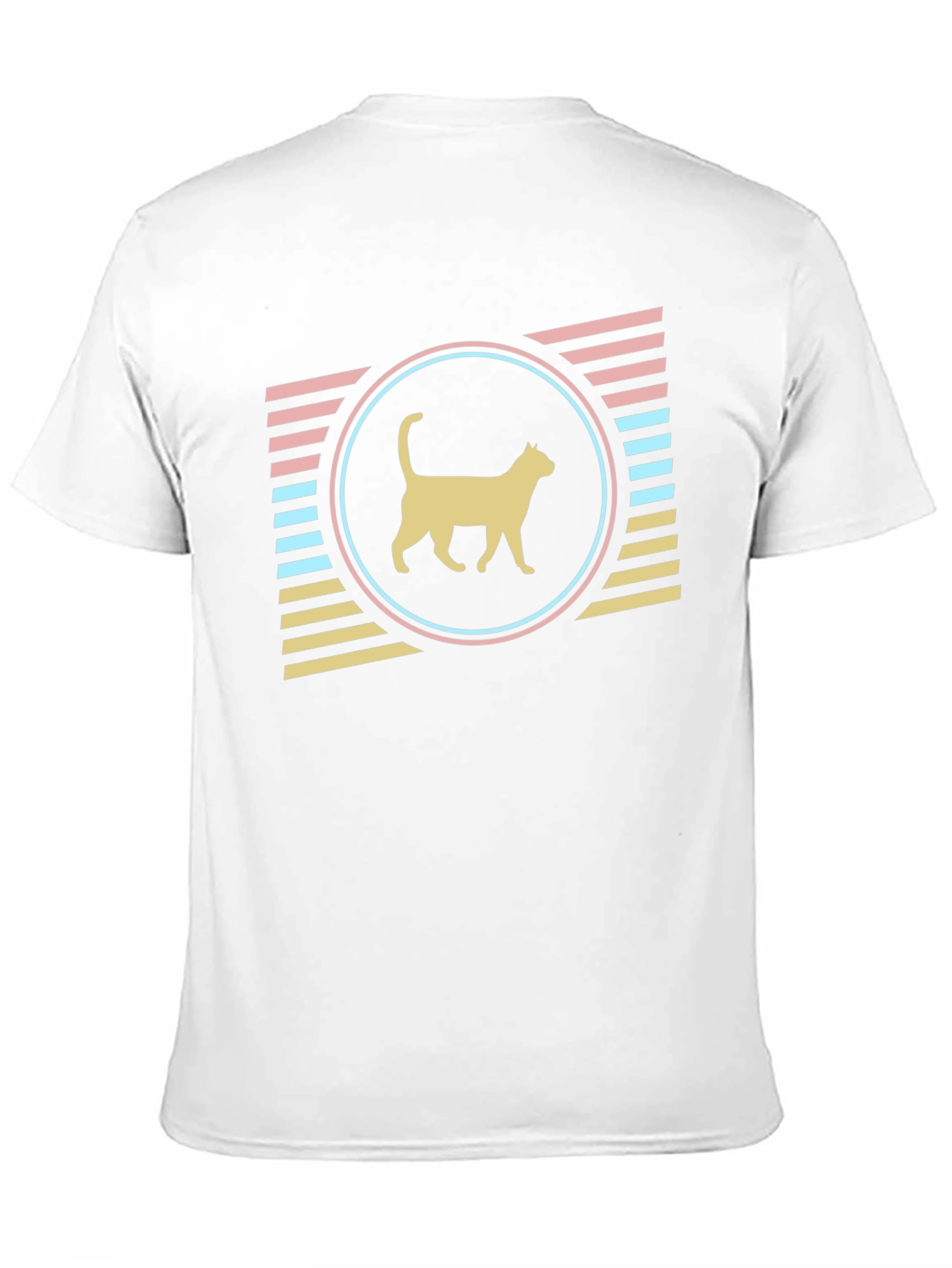 Retro Cat Graphic T-Shirt