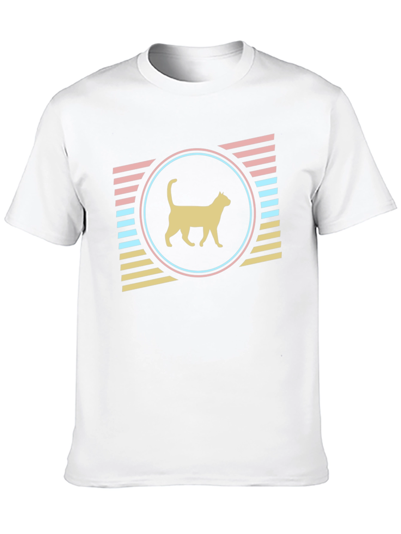 Retro Cat Graphic T-Shirt