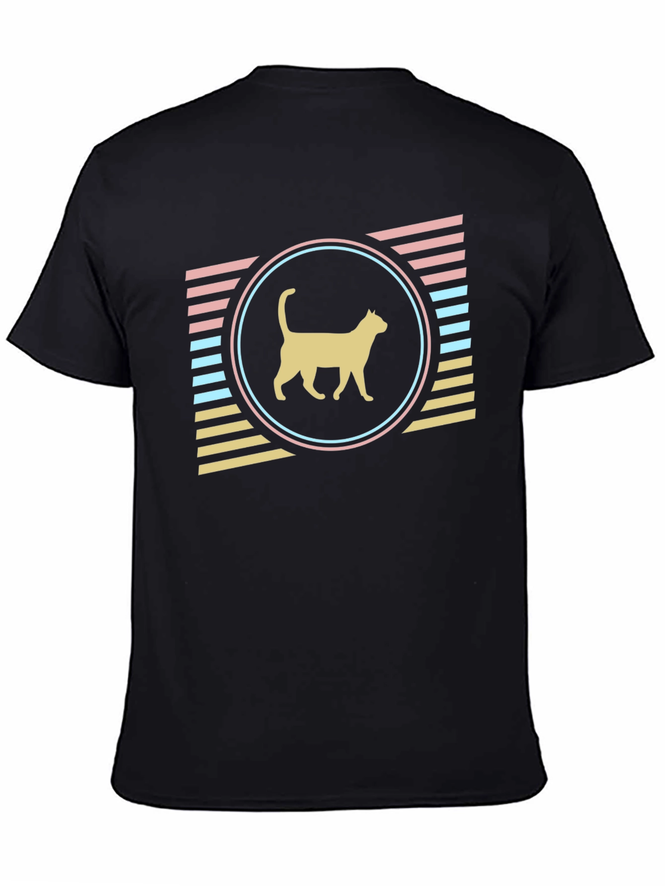 Retro Cat Graphic T-Shirt