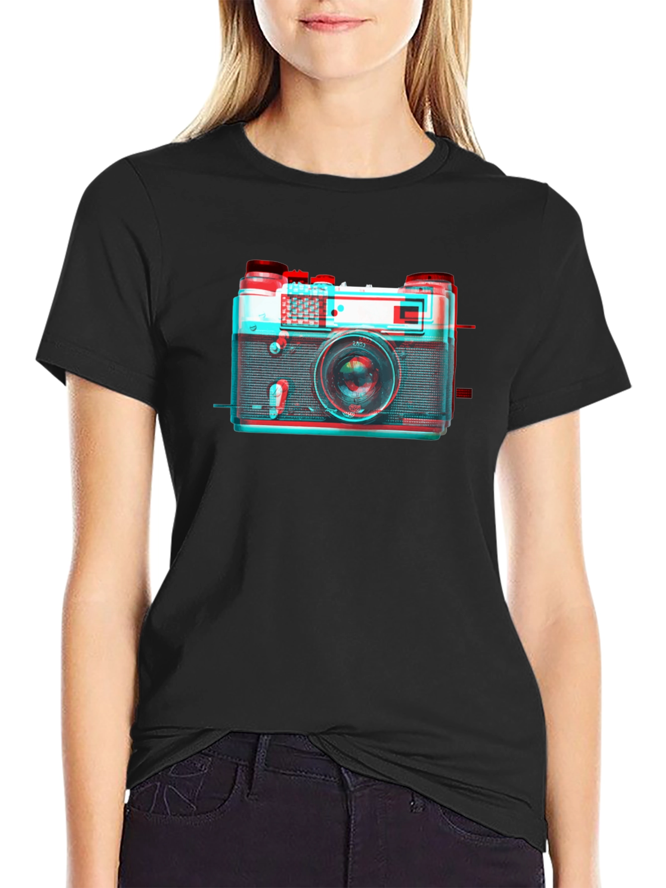 Retro Camera Graphic Tee - Classic Cool