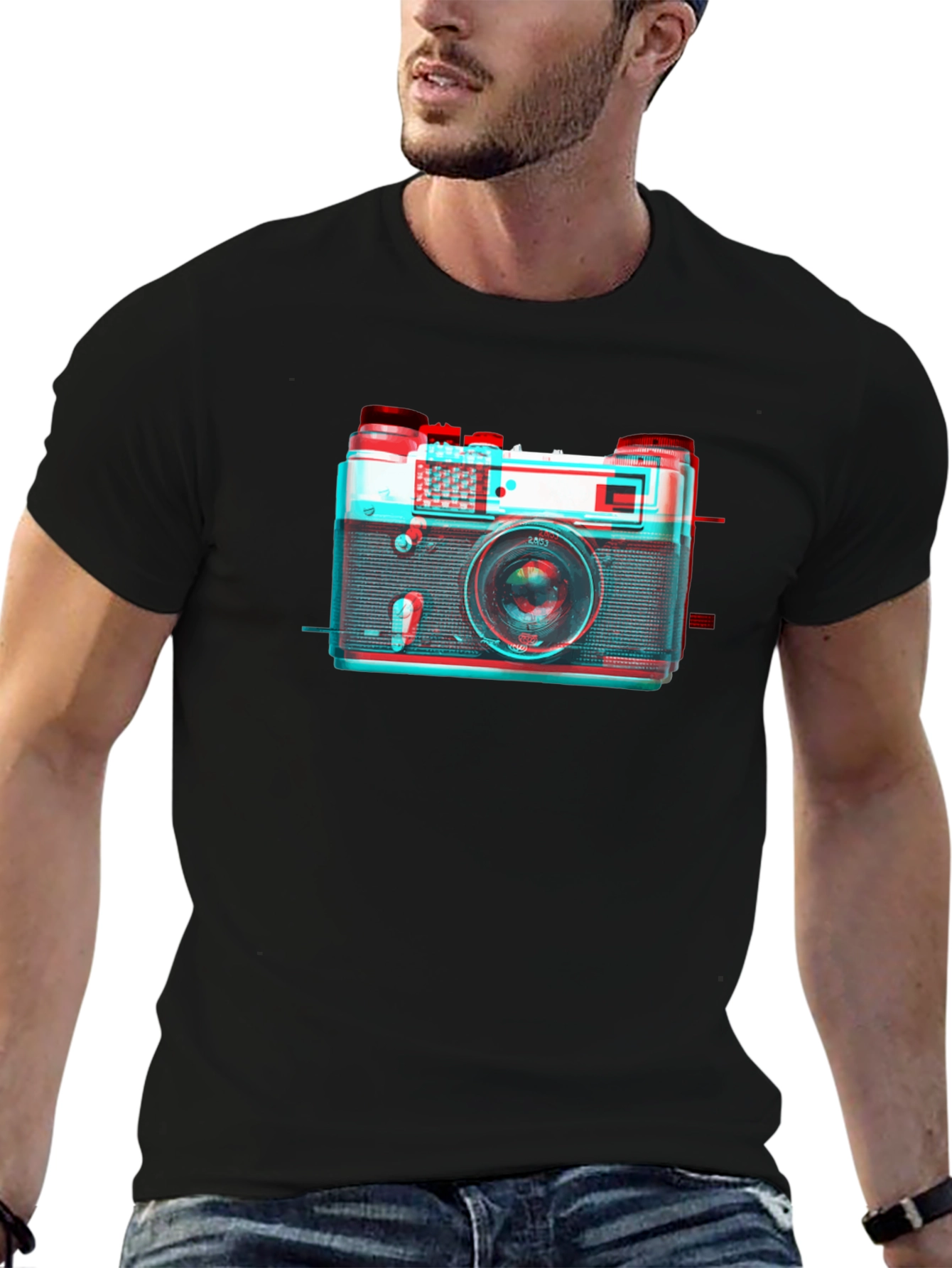 Retro Camera Graphic Tee - Classic Cool