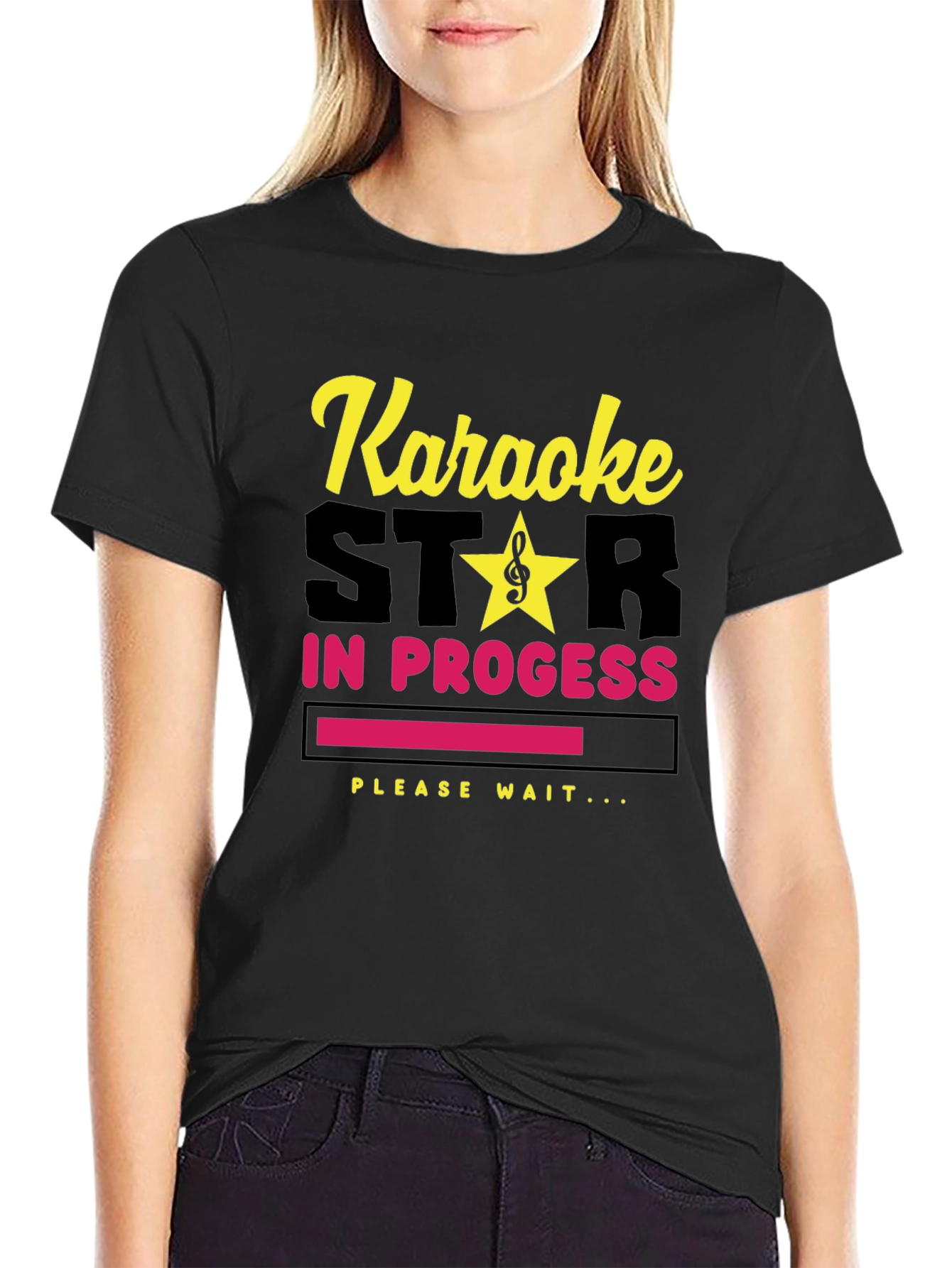 Karaoke Star In Progress Graphic T-Shirt