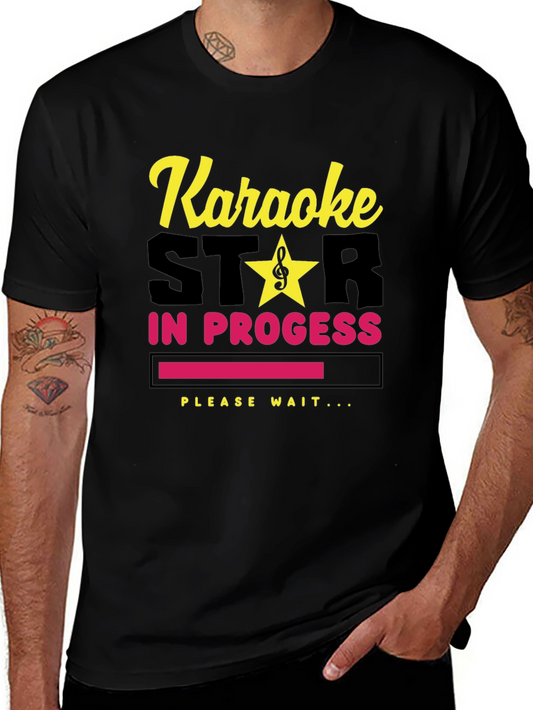Karaoke Star In Progress Graphic T-Shirt