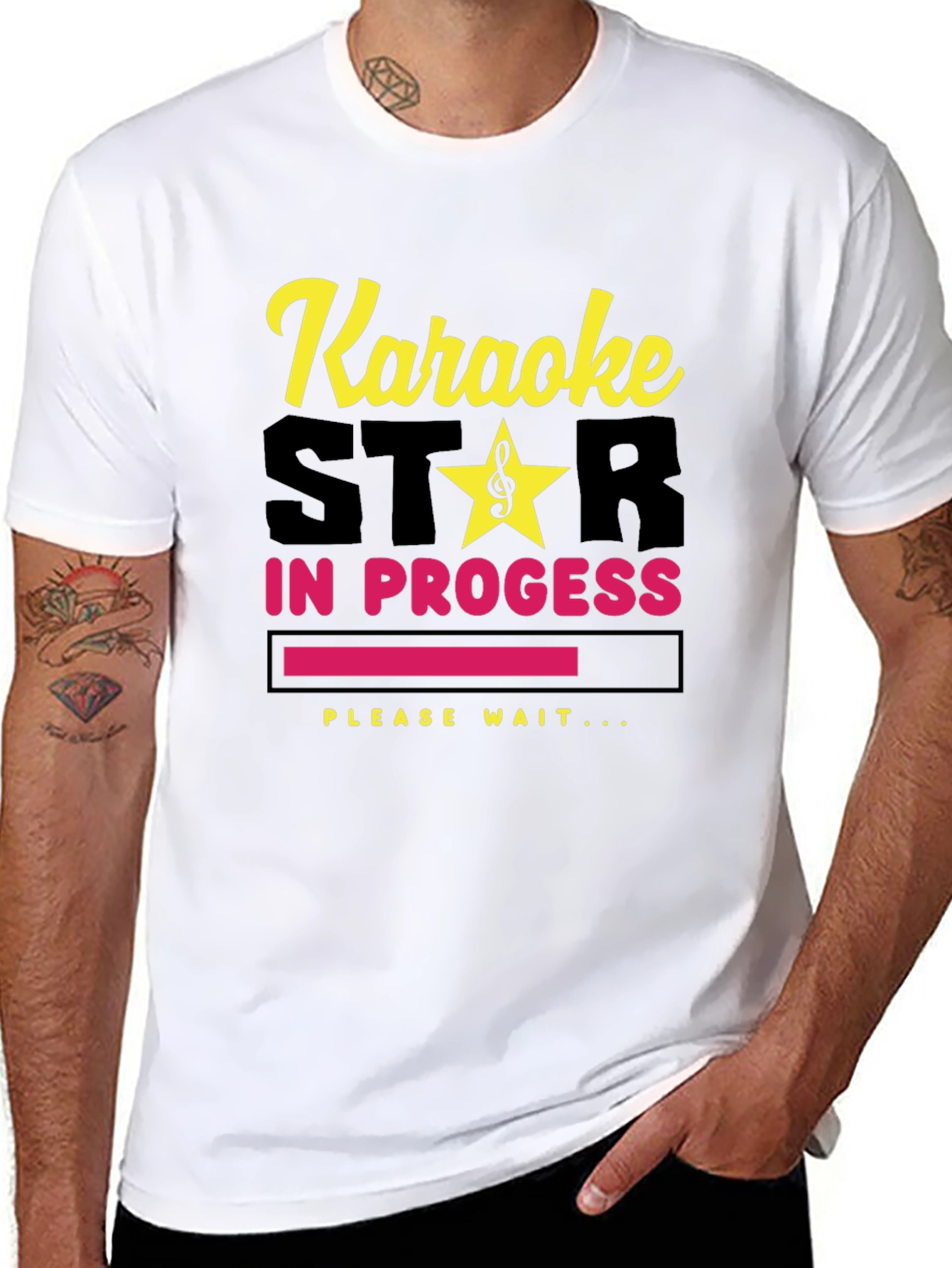 Karaoke Star In Progress Graphic T-Shirt