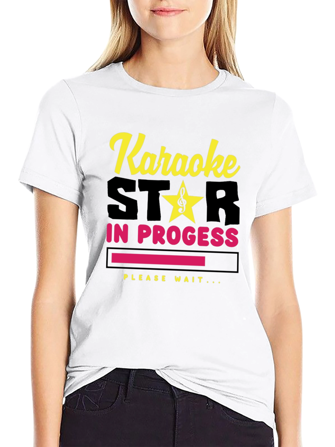 Karaoke Star In Progress Graphic T-Shirt