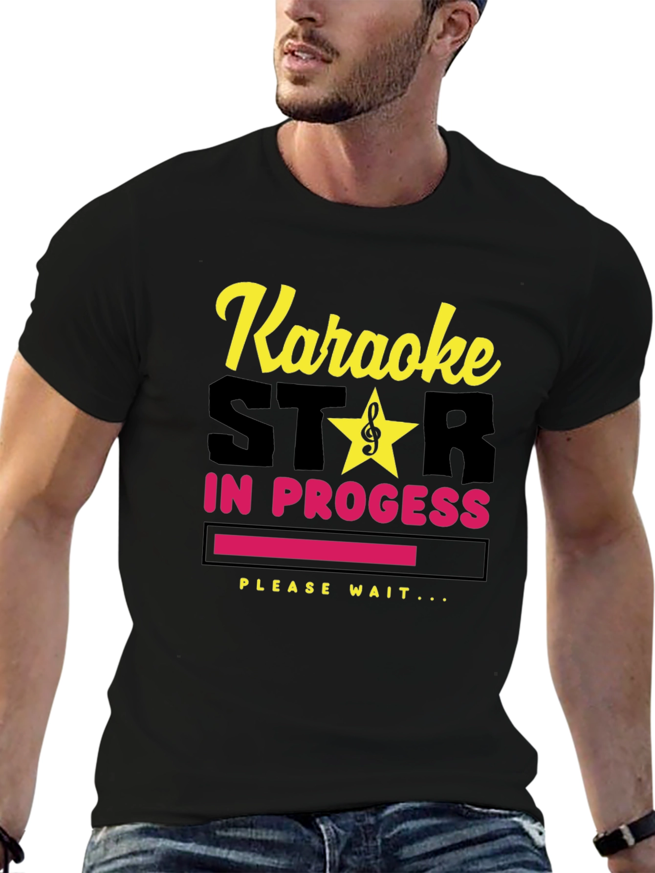 Karaoke Star In Progress Graphic T-Shirt