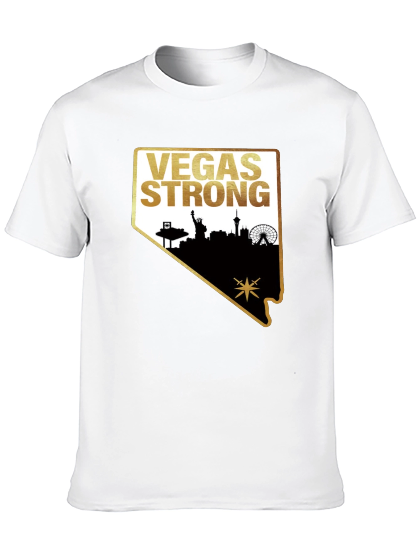 Vegas Strong Graphic T-Shirt - Unisex Cotton Tee