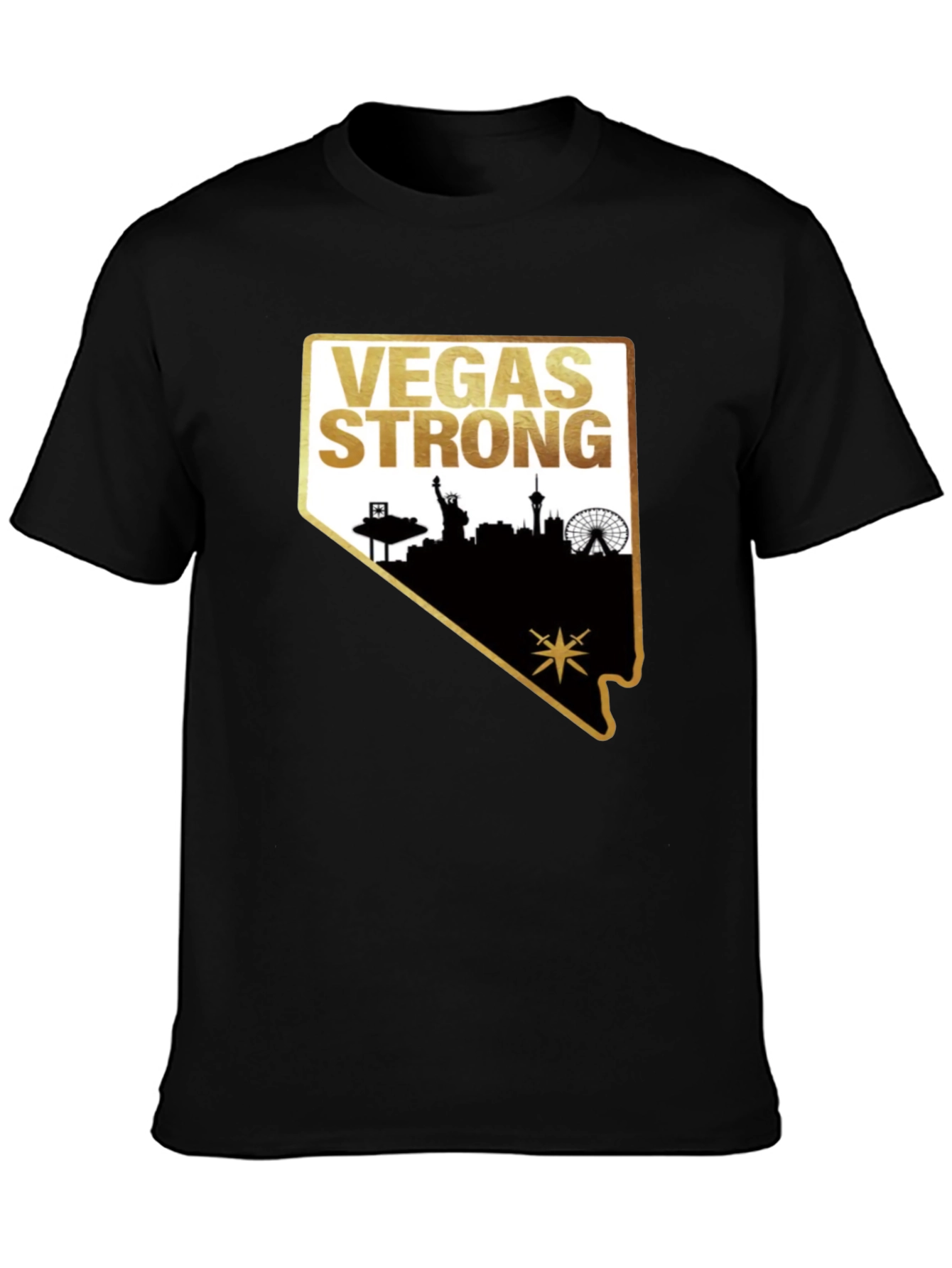 Vegas Strong Graphic T-Shirt - Unisex Cotton Tee