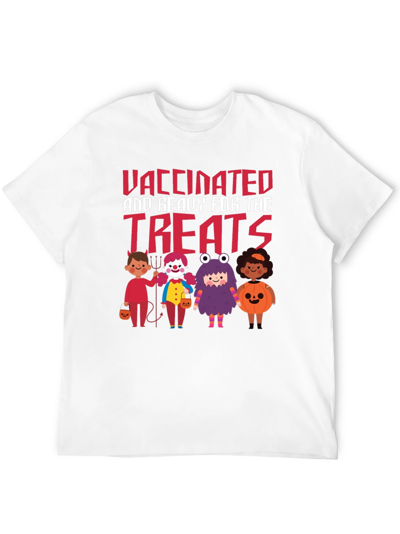 Vaccinated and Ready for the Treats Halloween T-Shirt