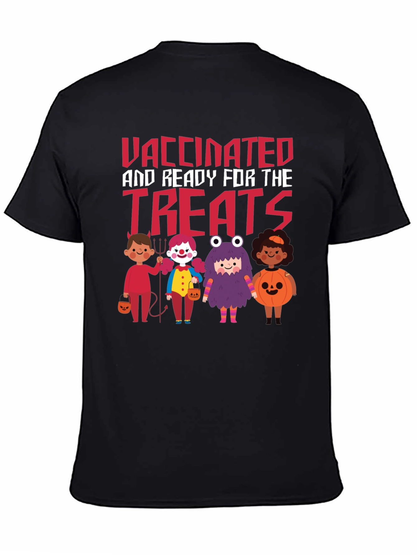 Vaccinated and Ready for the Treats Halloween T-Shirt