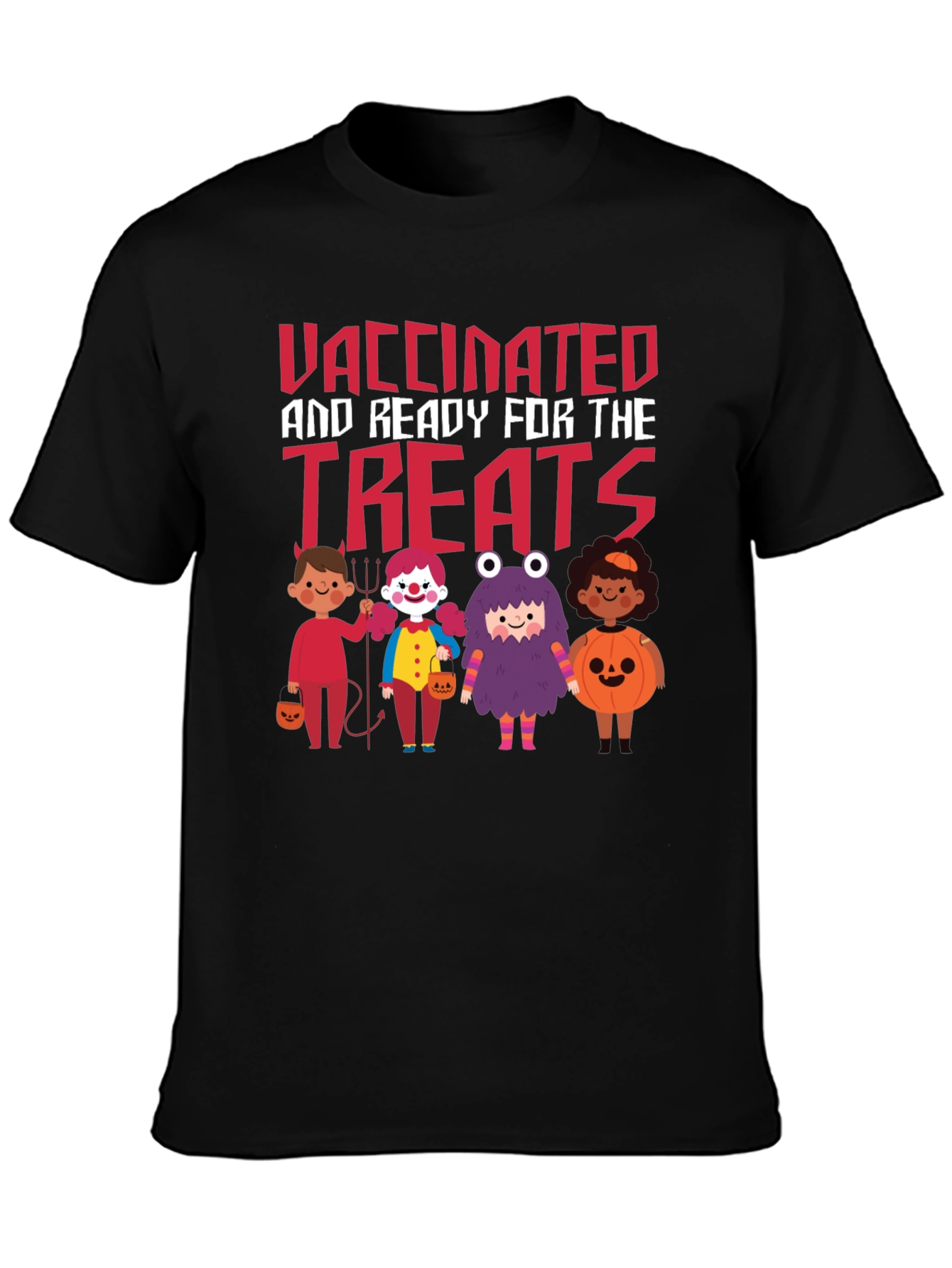 Vaccinated and Ready for the Treats Halloween T-Shirt