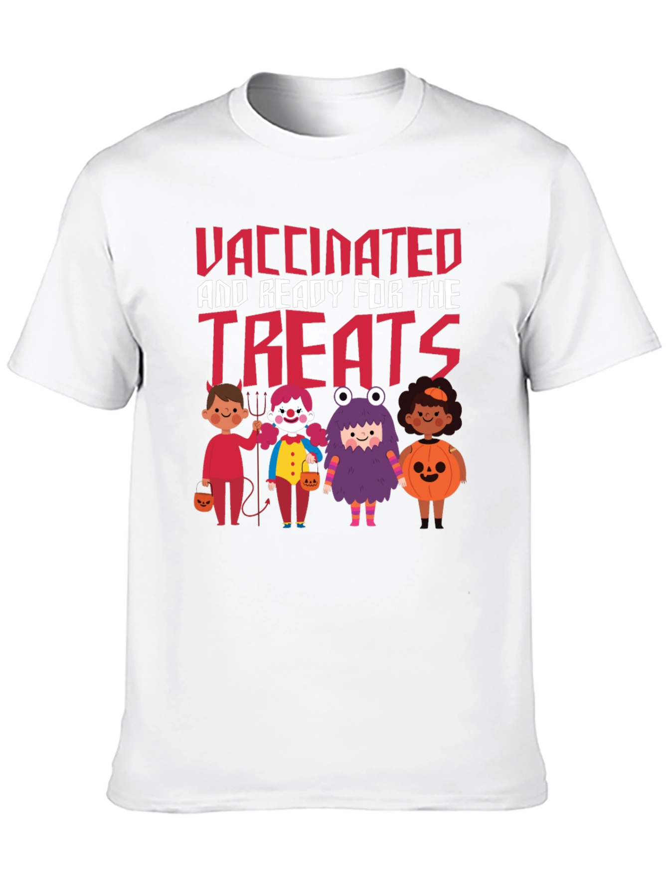 Vaccinated and Ready for the Treats Halloween T-Shirt