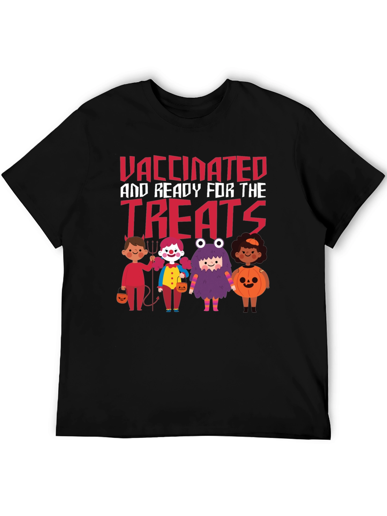 Vaccinated and Ready for the Treats Halloween T-Shirt