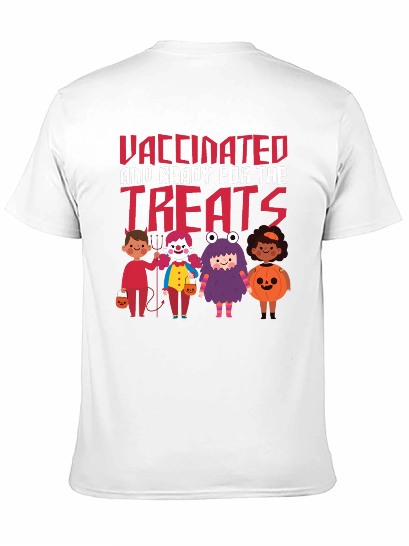 Vaccinated and Ready for the Treats Halloween T-Shirt