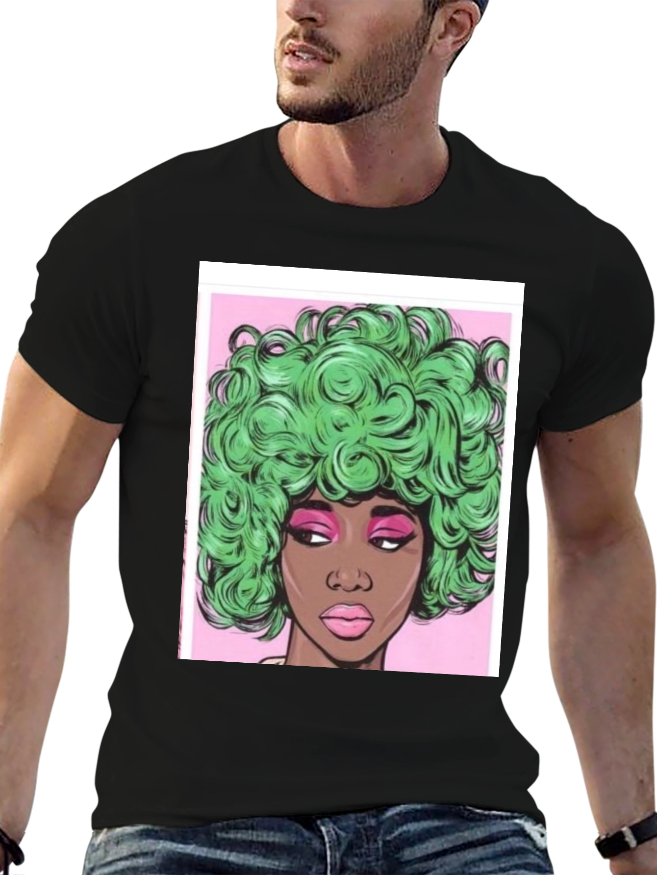 Funky Afro Pop Art T-Shirt